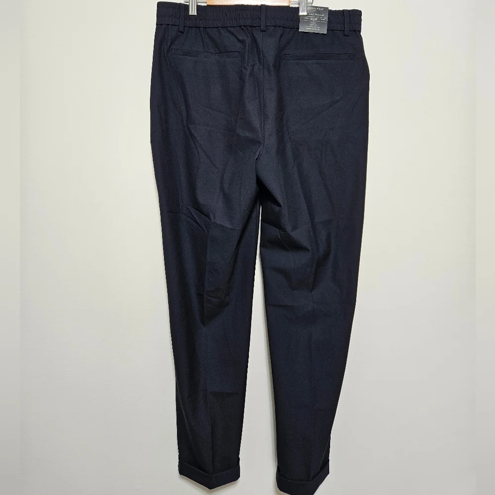 Banana Republic NWT Mens Tailored Trouser Stretch Waist‎ Preppy 36X34 Blue